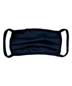 AE Accessories Black Cotton Face Mask W/ Nose Bracket (Adult And Kids Sizes)