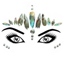 Uniflying Diamond Tiara Festival Face Jewel
