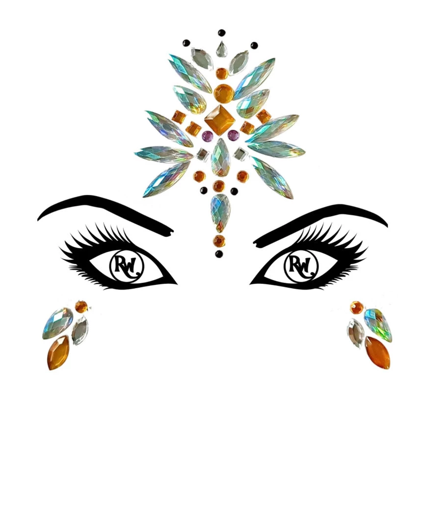 Uniflying Accessories Sun Goddess Rave Face Jewel 2 Uniflying Accessories Sun Goddess Rave Face Jewel