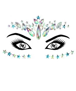 Uniflying Cosmic Mermaid Face Jewel Accessories