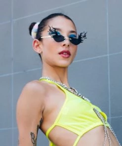 AE If Looks Could Burn Fire Glasses Swimwear