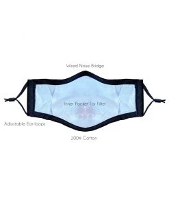 Neva Nude Pink Envy Wrath Stud Face Mask With Filter Pocket