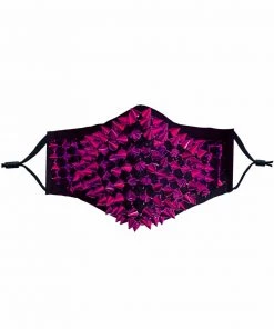 Neva Nude Pink Envy Wrath Stud Face Mask With Filter Pocket