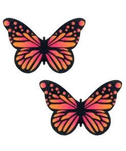 Neva Nude Blacklight Velvet Ombre Butterfly Kisses Pasties