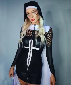 Roma Womens 2pc Pray For Me Nun Costume