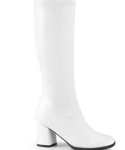 Pleasers Funtasma Vinyl Zipper Go-Go Boots