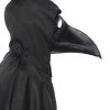 Leg Avenue Faux Leather Plague Doctor Black Beak Mask