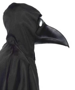 Leg Avenue Faux Leather Plague Doctor Black Beak Mask