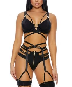Forplay 3pc Unlock Fantasy Lingerie Set