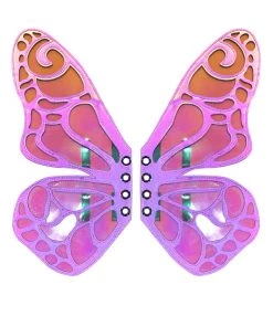 Neva Nude Reflective Butterfly Original Wingz Pair Shoe Attachment Accessories