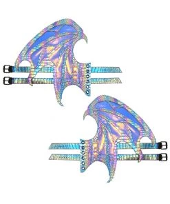 Neva Nude Dragon Iridescent Flame Original Wingz Pair Shoe Attachment