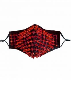 Neva Nude Lust Red Stud Face Masks With Filter Pocket