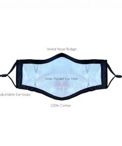 Neva Nude Lust Red Stud Face Masks With Filter Pocket