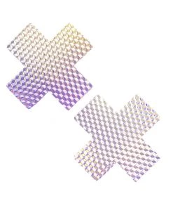 Neva Nude MINECRAFTY 3D IRIDESCENT PASTIES