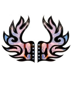 Neva Nude Blazen Iridescent Flame Original Wingz Pair Shoe Attachment Womens