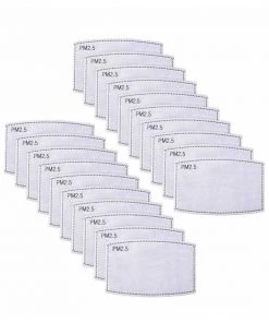 Rave Wonderland Face Masks Replacement Mask Filters: Set Of 20