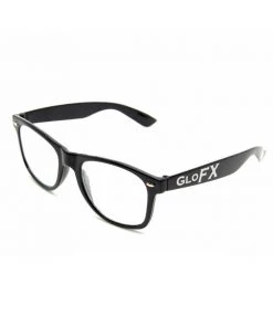 Accessories GloFX Spiral Diffraction Glasses – Black