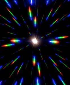 Accessories GloFX Transparent Rainbow Diffraction Glasses – Gold Mirror