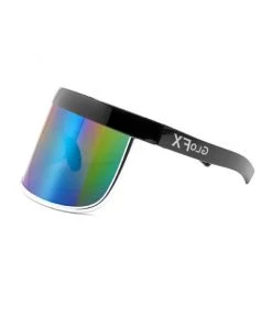 GloFX Galactic Invader Diffraction Visor – Rainbow Gradient