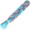 AE 24" Grey And Turquoise Braiding Hair Extensions Womens