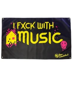 AE I Fxck With House Music 3x5 Ft Flag Accessories