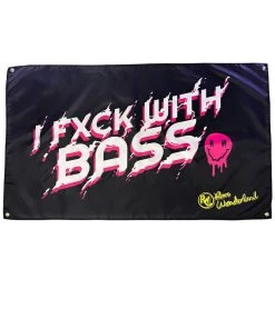 AE Accessories I Fxck With Bass 3x5 Ft Flag