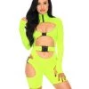 AE Intergalactic Domination Cutout Buckle Bodysuit