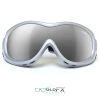 GloFX Silver Diffraction Ski Goggles - Silver Mirror Womens