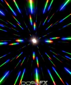 GloFX Black Diffraction Ski Goggles - Rainbow Gradient Womens 5 GloFX Black Diffraction Ski Goggles - Rainbow Gradient Womens