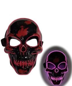 AE Full Skull LED Face Mask Accessories