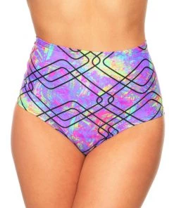 Shark Womens Runaway Lace Back High Waist Rave Bottoms