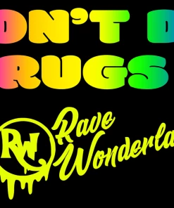 Jarmoo Accessories Rave Wonderland Don't Do Drugs 3x5 Ft Flag