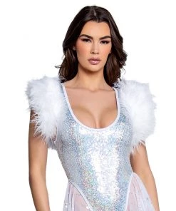 J. Valentine Faux Fur Shoulder Poofs