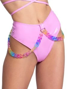 J. Valentine Baby Pink Kandi Kid High Waist Thong 11 J. Valentine Baby Pink Kandi Kid High Waist Thong