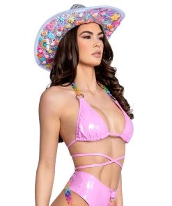 J. Valentine New Baby Pink Kandi Kid Bikini Top