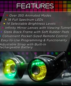 GloFX Pixel Pro Infinite Portal Goggles