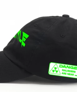 Jarmoo Hardstyle Railrider Green Blacklight Dad Hat