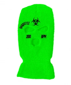 Jarmoo Biohazard Hardstyle Green Ski Mask