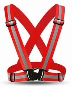 AE Danger Zone Neon Reflective Buckle Vest New