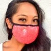 Elizabeth Accessories Coral Sequin Face Mask