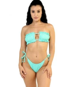 AE Womens Aqua Summer Lovin' 2 Piece Bikini