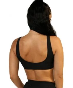 Shark Black Underboob Top