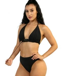 Shark Womens Black Click It Buckle Top