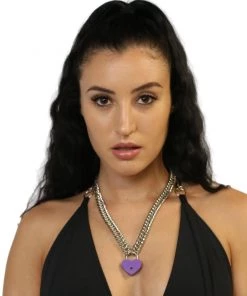 Funk Plus Womens Heartless Lock & Key Pendant