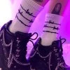 AE Do Not Enter Barbed Wire Socks Womens