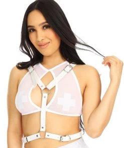 AE Heaven Sent Faux Leather Wings Harness Womens