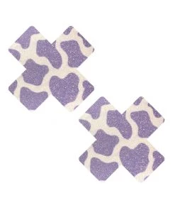 Neva Nude New Lavender Cow Glitter Pasties