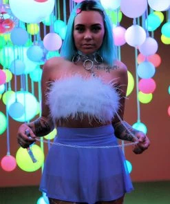 J. Valentine Mesh Skater Skirt