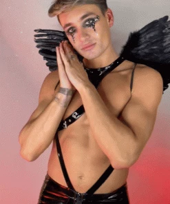 Roma Vinyl Dark Angel Men's Costume