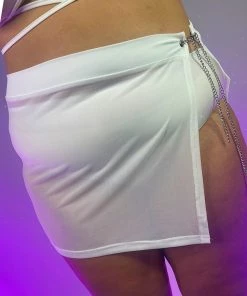 OhYes Fashion Pray For Me Mesh Skirt New